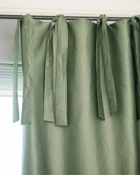 Faux Silk Vorhang Mintgrün
