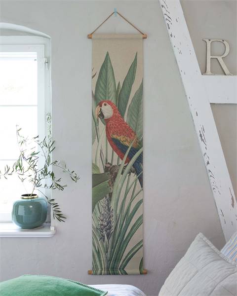 Wandbild Papagei