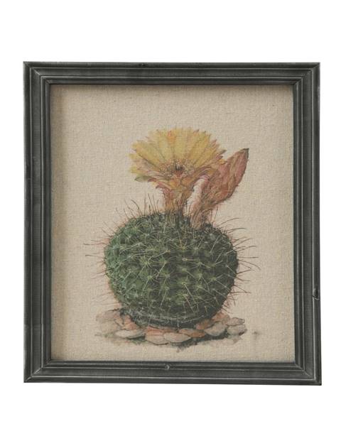 Wandbild Gelber Kaktus