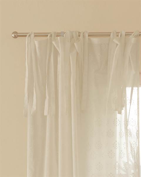 Vorhang, weiß, Baumwolle